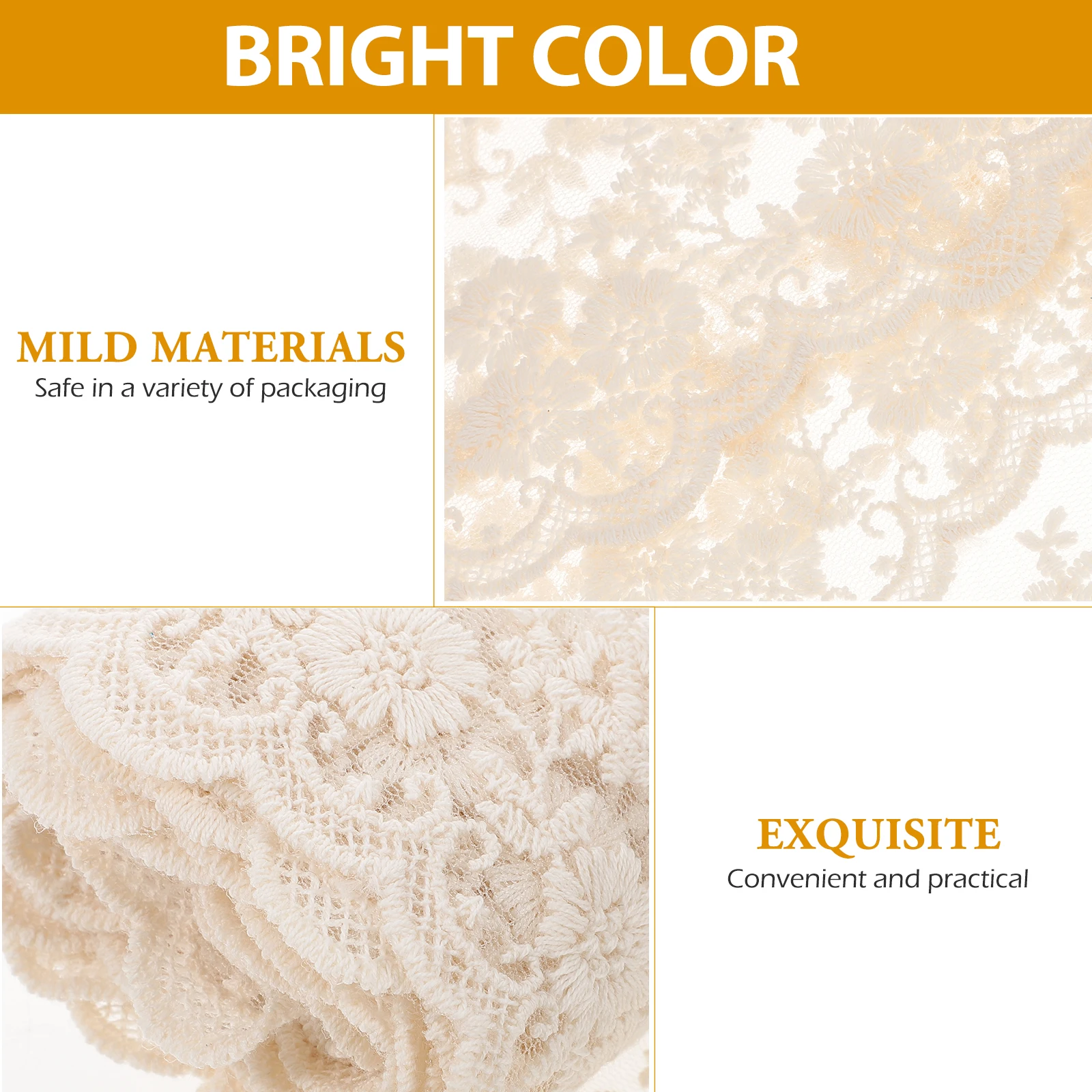 

Lace Trim Ribbon Decorative Fabric Mesh Trims Sewing Clothes Dress Craft Making Elegant Pattern Premium Material H made Items