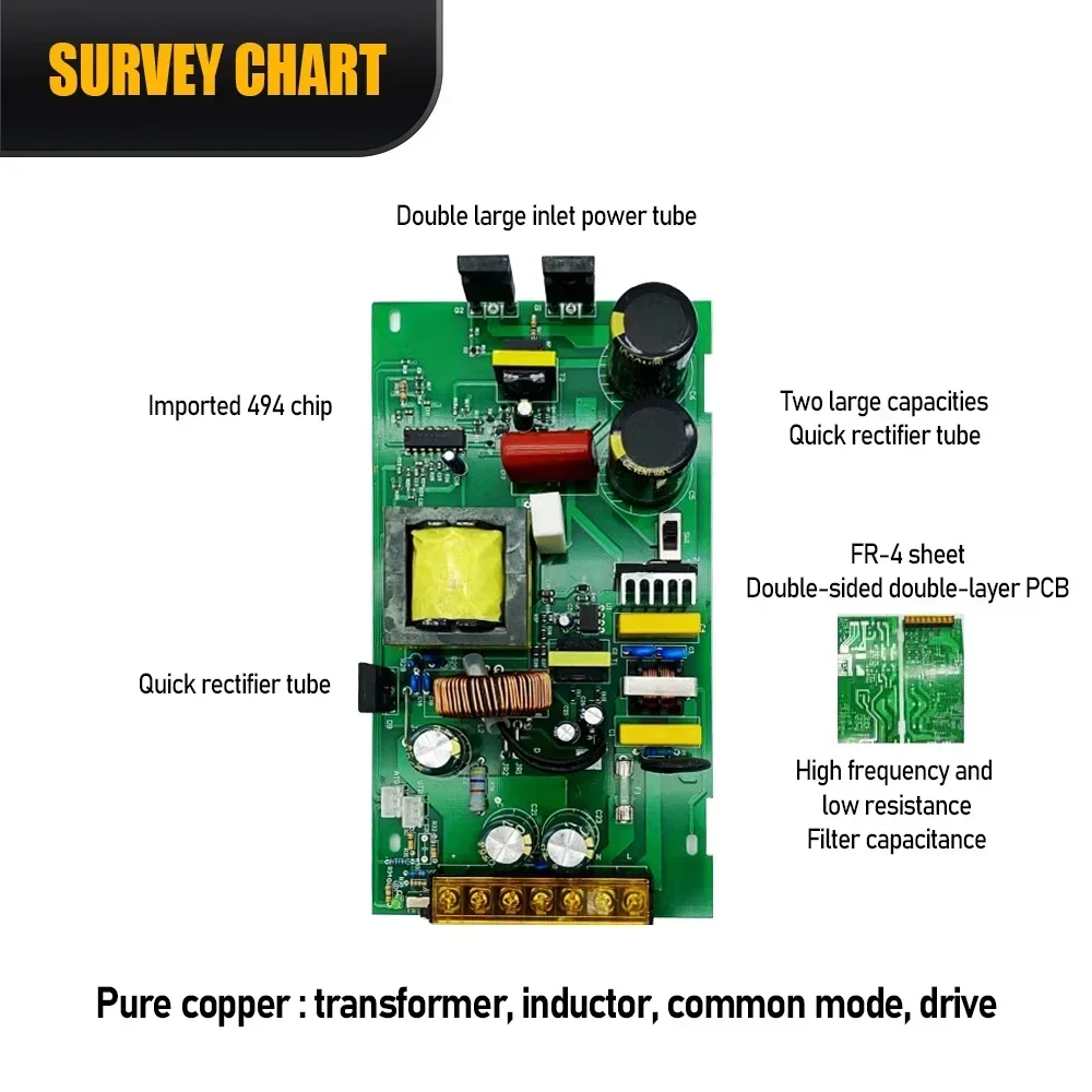 In stock HLTNC Input AC 110V 220V Adjustable DC Voltage Stabilization Digital Switching Power Supply 0-48V 10A 480W for Stepper