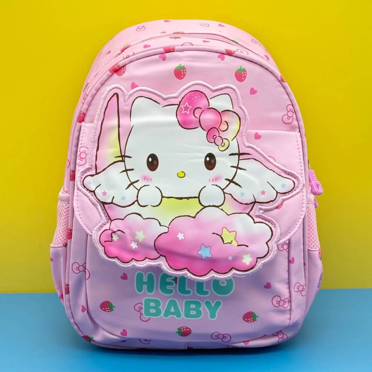 

Hello kitty Kindergarten Student shoulder bag SchoolbagCute Cartoon Princess Burden Reduction Boys Girls Children Backpack