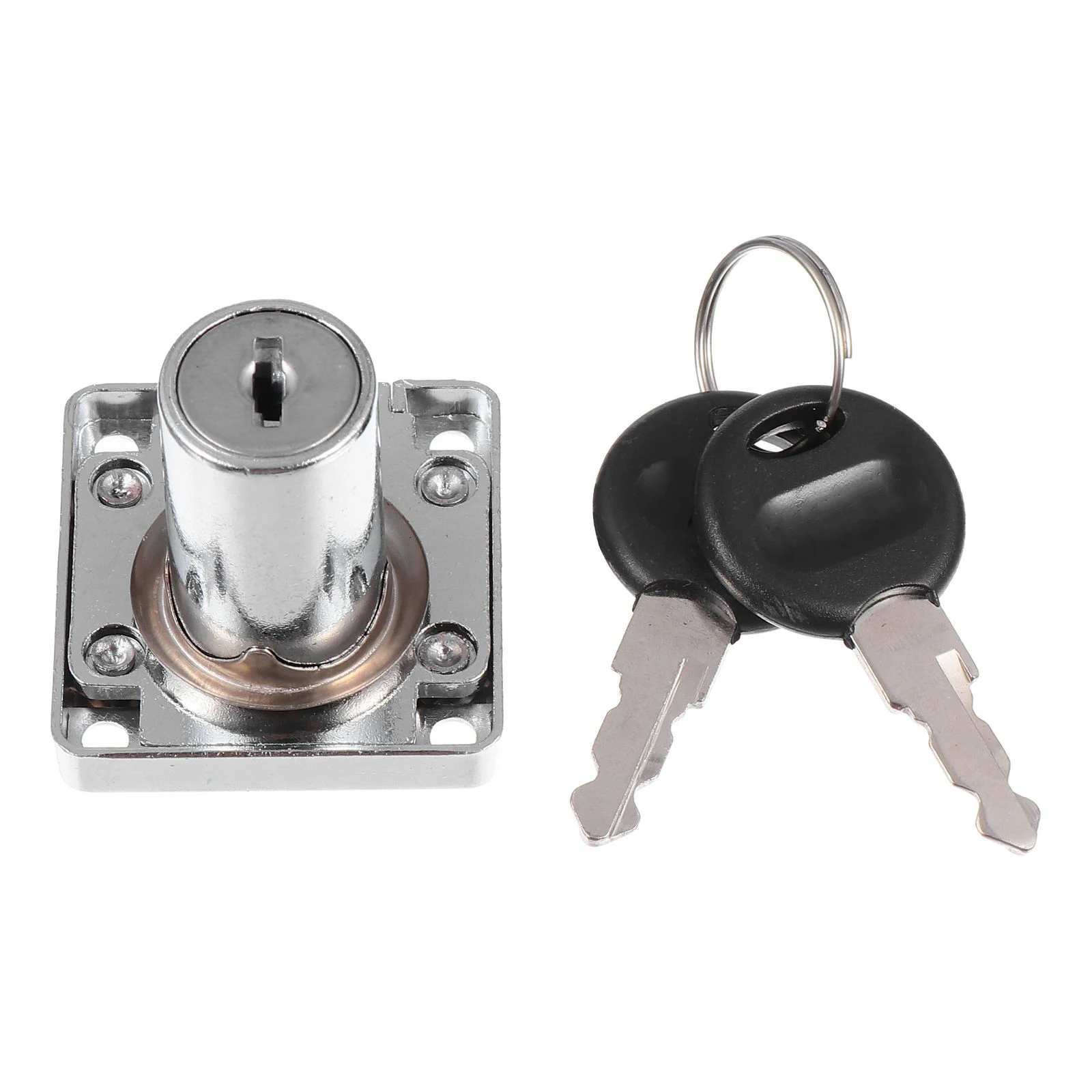 

1 set Drawer Locks Zinc Alloy Mailbox Letter Box Cabinet Desk Strong Durable Commercial Residential Easy Install Key Screws