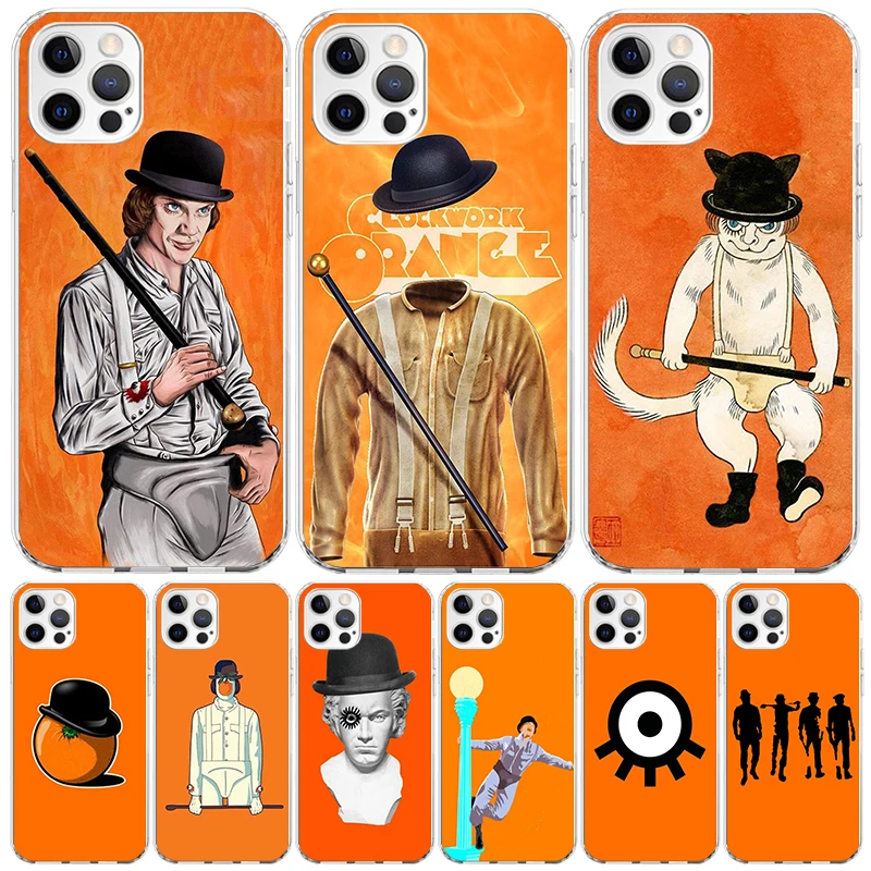 A Clockwork Orange Film Phone Case For Apple Iphone 11 12 13 Mini 14 15 16 Pro Max 7 Plus X XS XR SE Art Customized Coque Capa