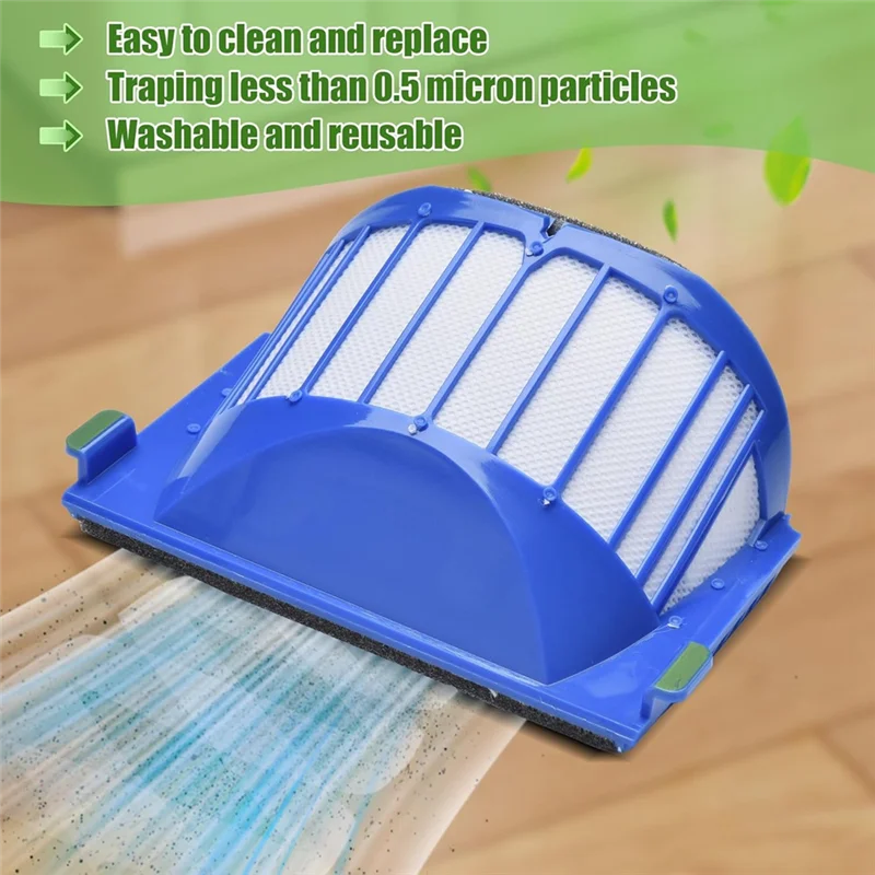 B58B-Hepa فلتر ل اي روبوت رومبا 500 ، 600 سلسلة 536 550 551 552 564 560 570 610 614 620 630 650 655 660 665 670 671 675