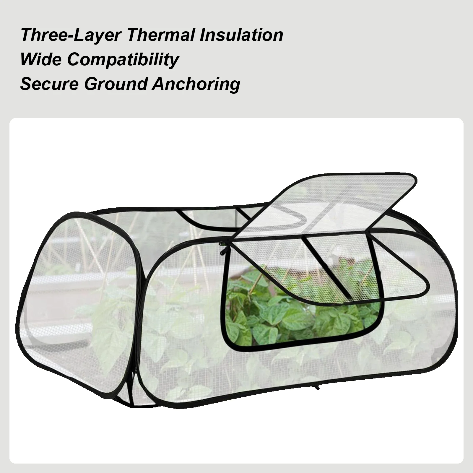 

Outdoor Greenhouse Waterproof Tent With Door 45x 21.6inch Flower Accelerator Tents For Vegetable Seedling Flower Gardening