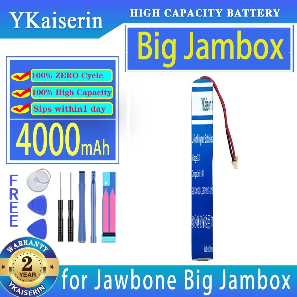 YKaiserin 4000mAh Replacement Battery for Jawbone Big Jambox Speaker