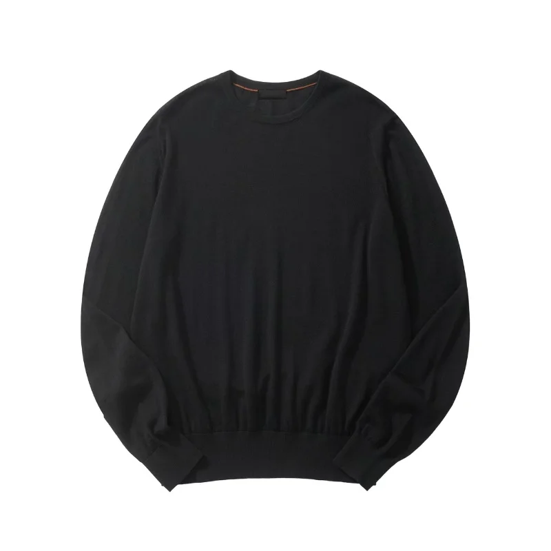 00% Wool Knitted Long Sve round Ne Base irt for Men Comfortable Soft Winter Casual Faionable  Color