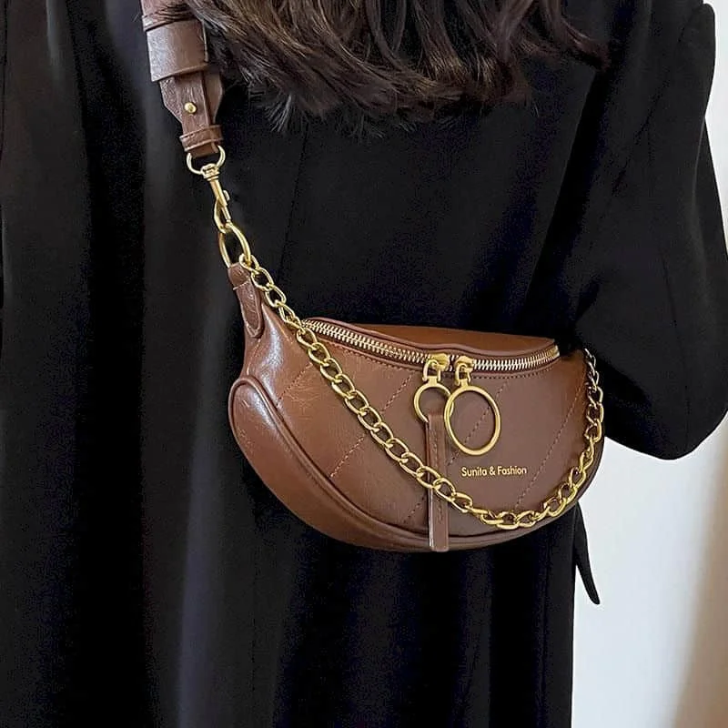 

Crossbody Bags Casual Versatile Reusable Women's Bag Aesthetic Ladies Luxury Shoulder Bags Retro Niche Personalized Saddle Bag