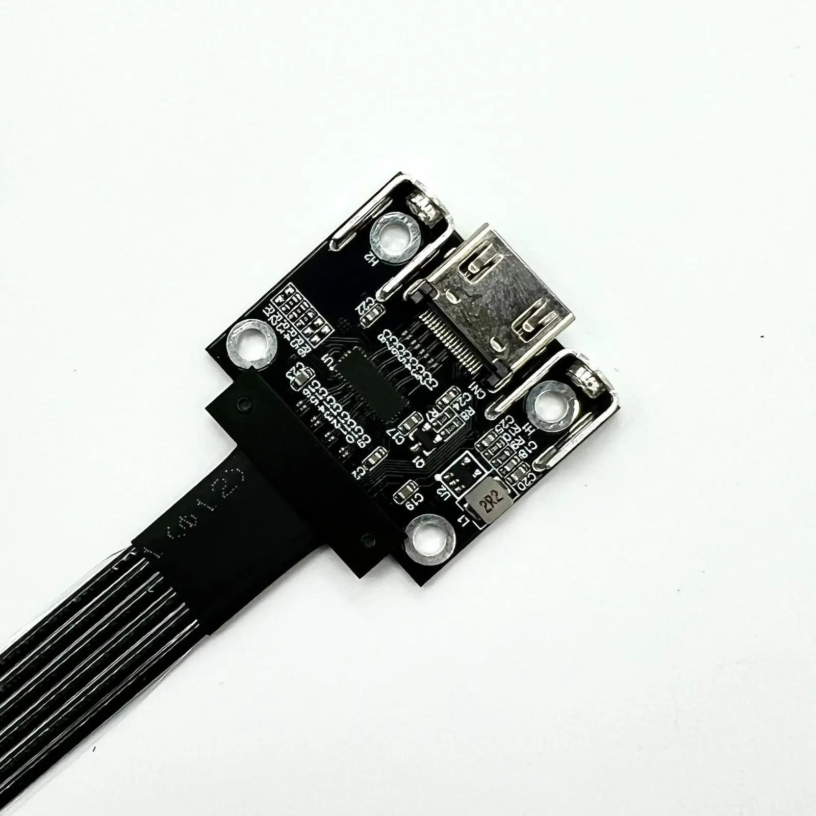 Ribbon FPV Mini HDMI-V2.1 Built-in Flexible Flat Cable - Raspberry Pi 4 Mini-HDMI to HDMI-2.1 Female Video Wire 24Pin FFC 4K/144
