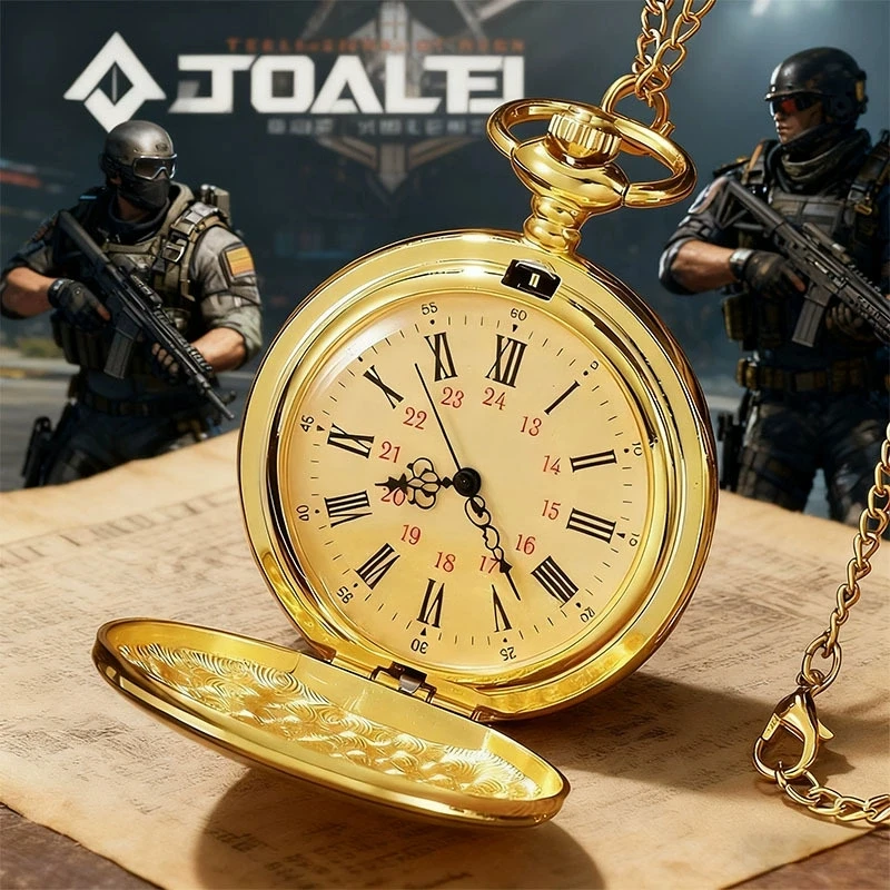 New Fashion Pocket Watch For Men Luxury Retro Quartz Watches Women Fob Metal Stainless Steel Watch reloj de bolsillo For Gifts