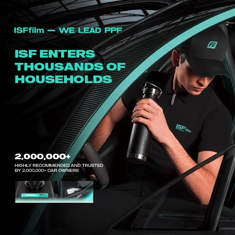 2025 ISF Self Healing Car TPU PPF Film 8.3mil Clear Car Paint Protection with 5 Year Warranty Body Anti-Scratch Function