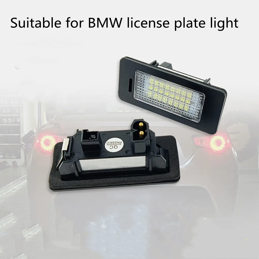 For BMW License Plate Lights Led For 1/3/5 Series E82E88E90E92E93E39 