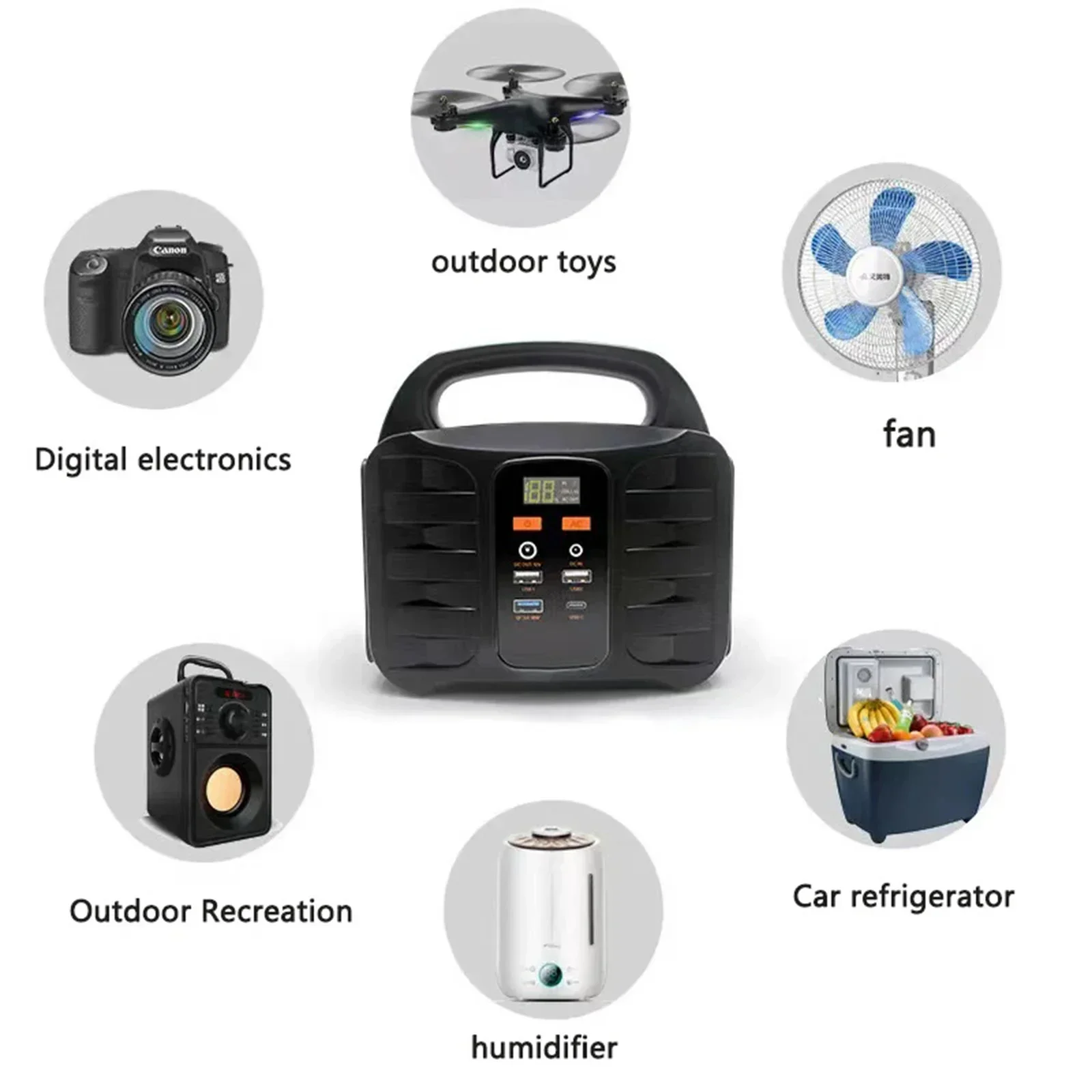 PURFIELD 150 واط 42000 مللي أمبير محطة طاقة محمولة محطة طاقة الطوارئ في الهواء الطلق التخييم قوة البنك شاحن الطاقة العاكس العاكس