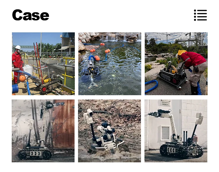 Fabrikpreis AVA-U12 Deep Diver Robot Unterwasserroboter-Chassis Amphibienbootsanhänger Roboter-Crawler Maximale 30 m Wassertiefe