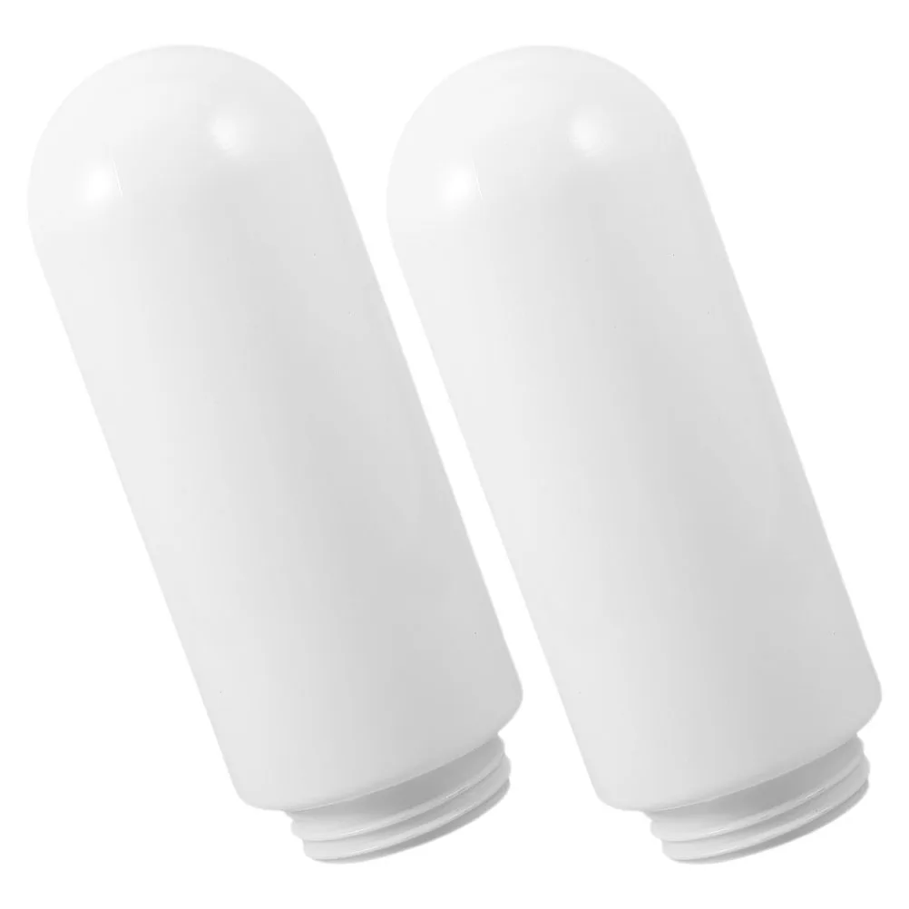 

2pcs Waterproof Acrylic Lampshade Globe White Replacement Hanging Light Cover Outdoor Garden Wall Post Floor Shades Ball Cover