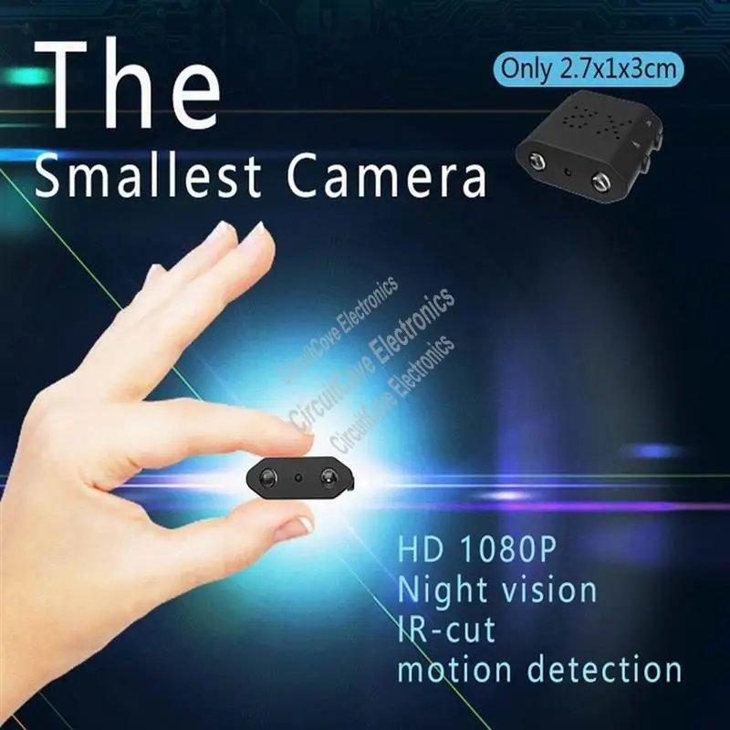 

1080P HD Mini Camera Motion Detection DV Video Recorder IR-CUT Night Vision Small Camcorders Loop Recording Espiar Cam-A09I