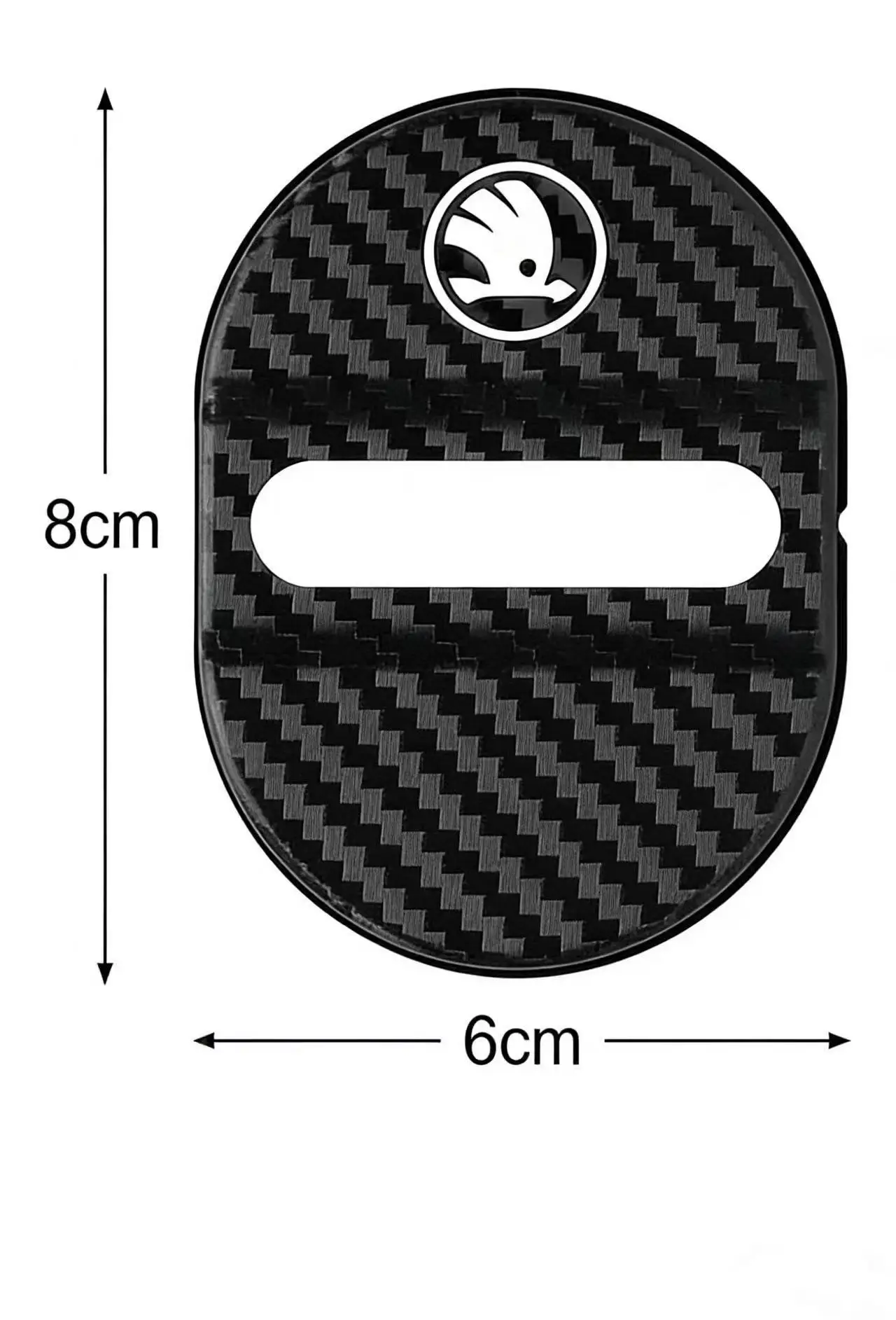 4pcs Car Styling Door Lock Protection Cap Modification Accessory For Skoda Octavia KAMIQ KODIAQ SUPERB RAPID KAROQ FABIA YETI