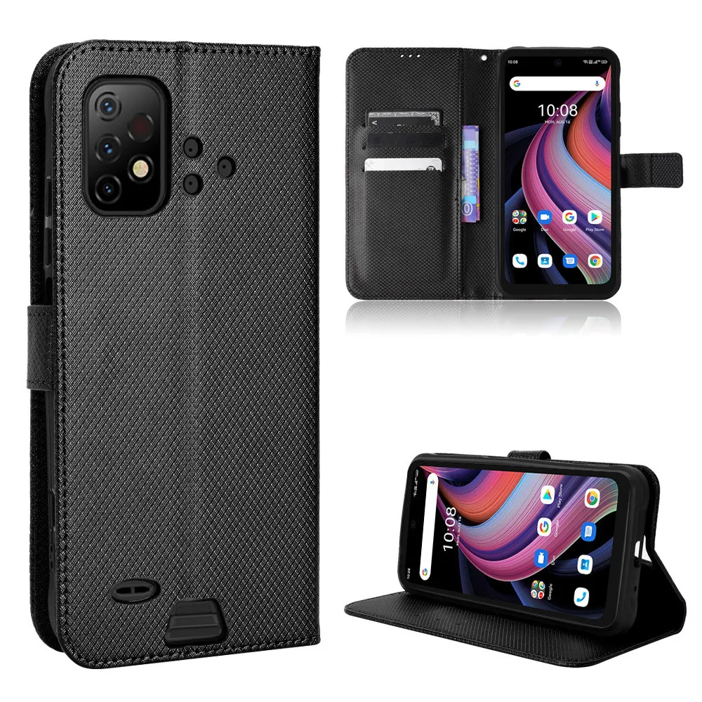 For Umidigi Bison GT2 5G Luxury Flip Diamond Pattern Skin PU Leather Wallet Stand Case For Umidigi Bison GT2 Pro GT 2 Phone Bag