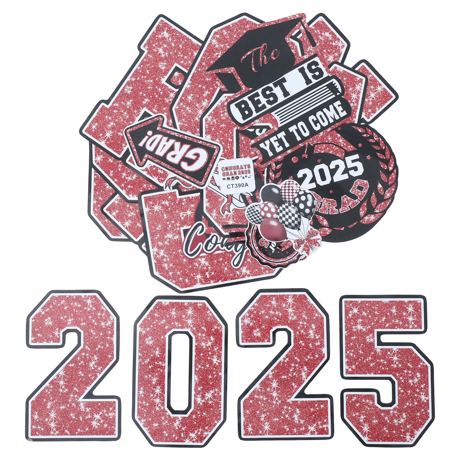 

1Set Graduation Car Magnets Fridge Magnets Set Graduation Party Decoration for Cars Fridges and Metal Surfaces