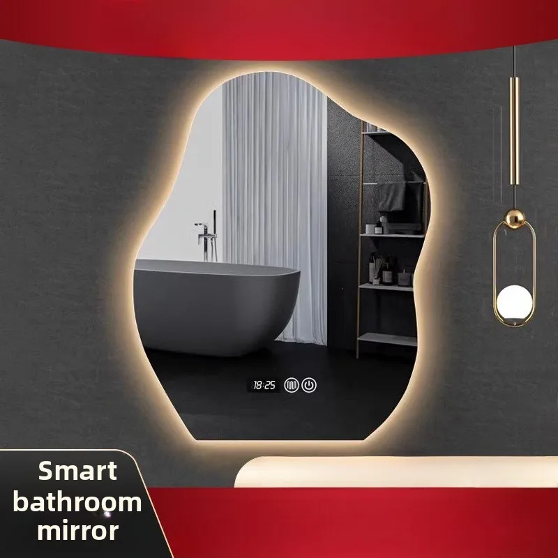 

Vanity Shaped Cloud Bathroom Mirror Led Bathroom with Lamp Dresser Makeup Mirror Makeup Dressing Mirror Smart Mirror