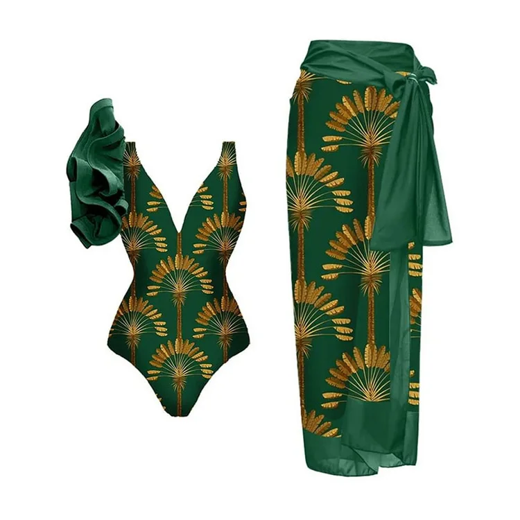 

Новинка 2023, женский цельный купальник с бантиками, комплект Thermal Vaion, юбка ort Sve, фиксированная накладка на грудь, купальник для серфинга с принтом