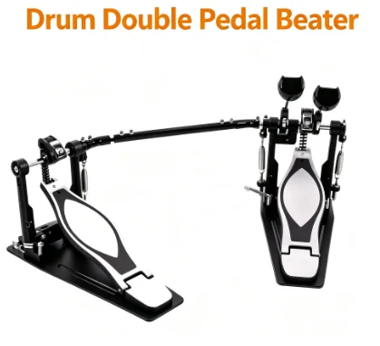 Double Foot Hammer Repair Spare Part Zinc Alloy Stepping Hammer Head Thick Chain for Kick Drum Double Pedal Maintenance