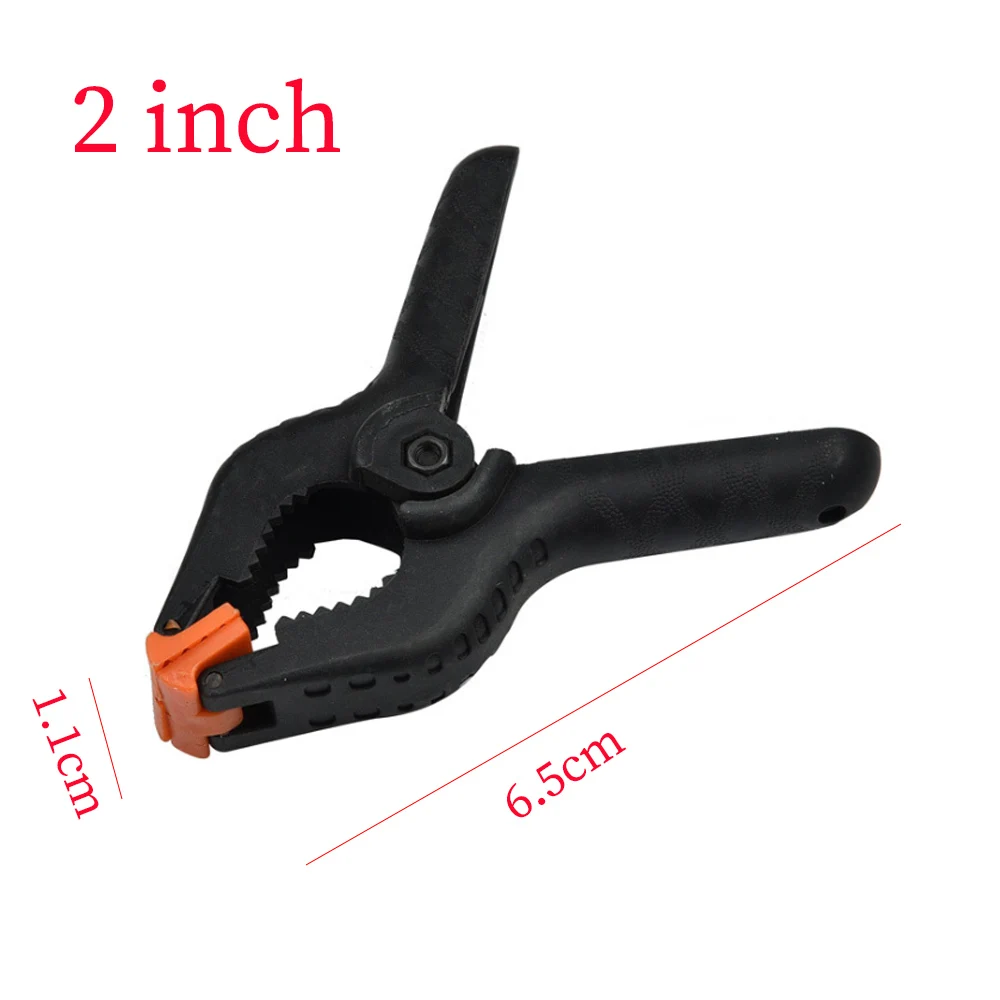 2/3 Inch Fixed Clip Adjustable Clamps Woodworking Tools A Clamp Clip Hard Grip Ratchet Release Squeeze DIY Woodworking Hand Tool