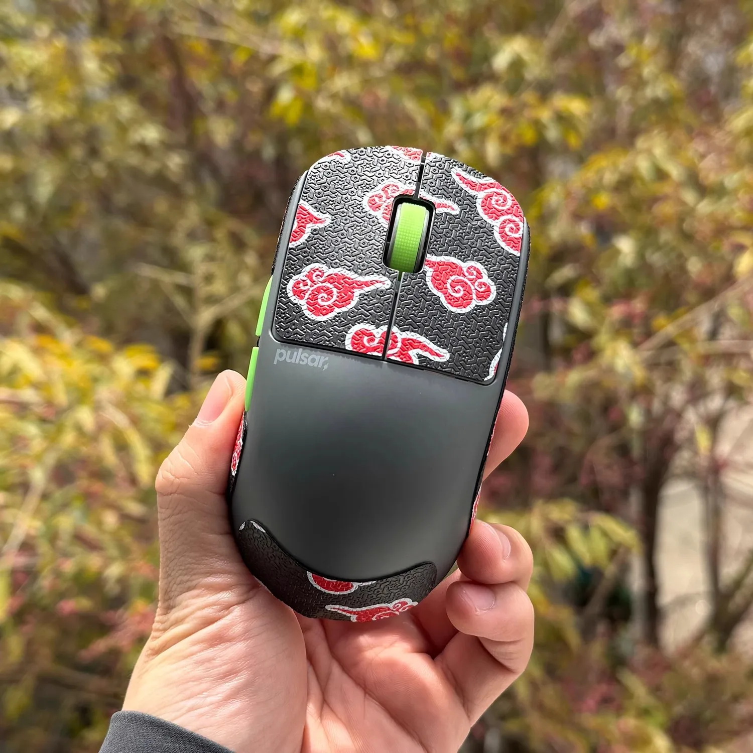 1 Ultraglide Mouse Anti Slip Sticker For Pulsar X2CL CrazyLight XS-1 Non-Slip Anti Sweat Tape Ultrathin Snowflake Lizard Texture
