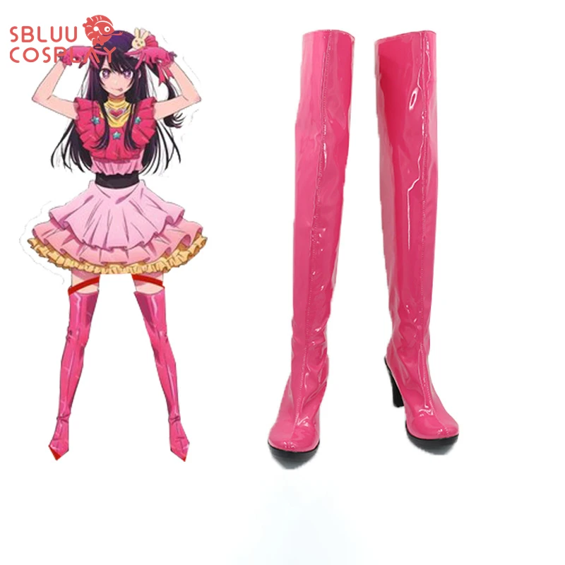 

SBluuCosplay Oshi no Ko Cosplay Ai Hoshino Cosplay Boots Custom Made Shoes