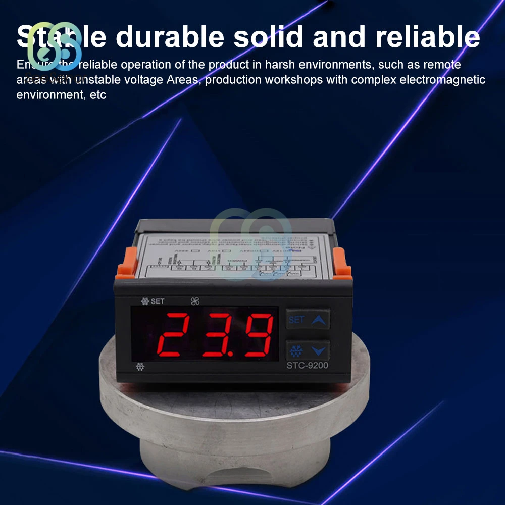 STC-9200 Heating Circulating Pump Temperature Controller Digital Display Intelligent Full-automatic Thermostat Regulator