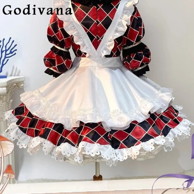 لعبة القوطي فساتين راقية أنثى ملابس الشارع اكسسوارات تأثيري حلي هالوين عيد الميلاد كرنفال ملابس للنساء