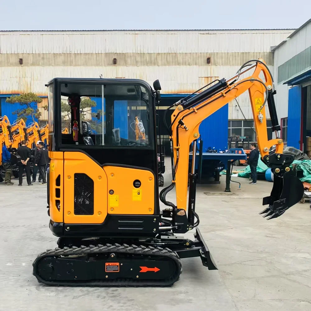 La migliore opzione di vendita Mini escavatore Kubota 2t Mini escavatore per pollice con asta oscillante