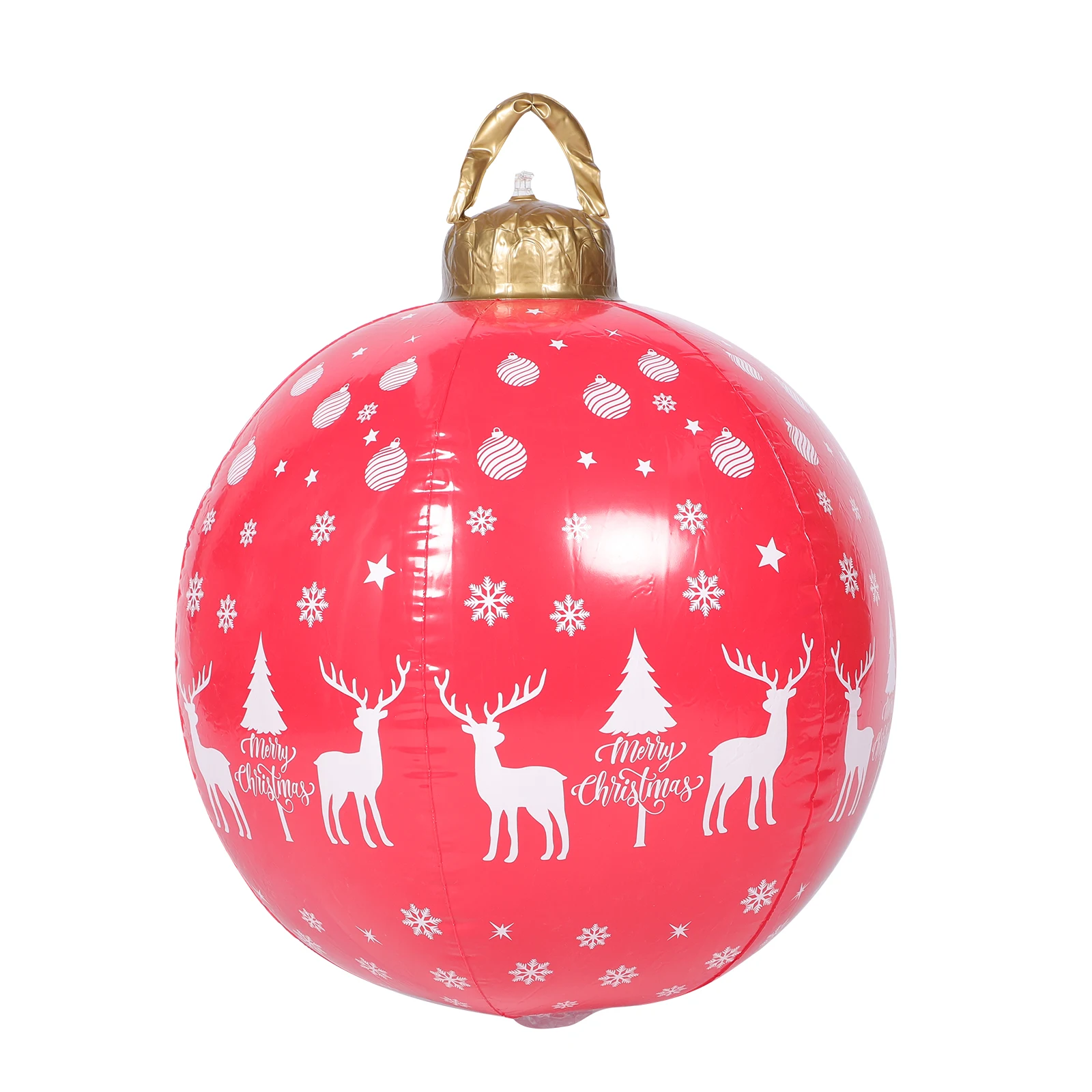 

Inflatable Christmas Ball Christmas-themed Decoration Large Ornament Lovely Pvc