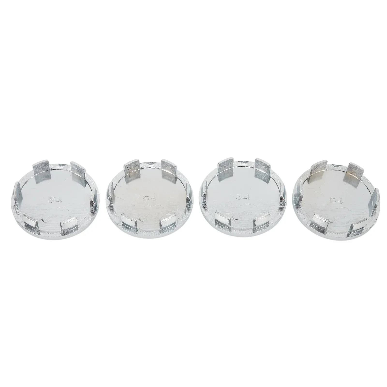 Enhance Your Vehicle\'s Look With 54mm Dia Wheel Hub Cap Cover, Set Of 4, Easy To Install, Compatible With Most Cars