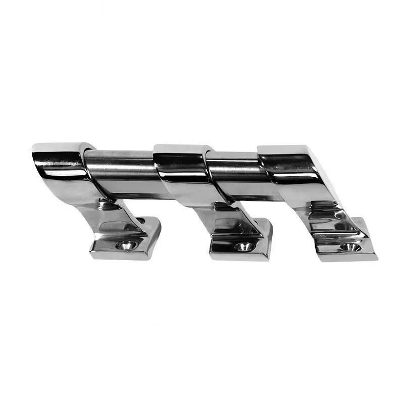 Boat Hand Rail Fitting 22mm 25mm 316 Stainless Steel Weather Resistant Marine Railing Bracket for Long Voyage Sailing