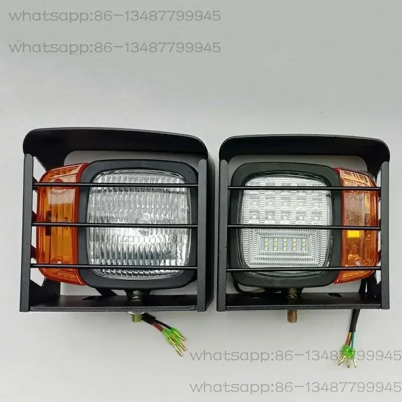 Excavator accessories headlights, iron covers, combination lampshades, LED excavator headlights