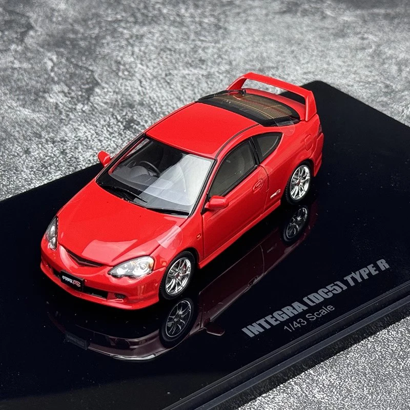 LCD 1:43 grid Integra (DC5) TYPE R simulation alloy fully open car model ornament