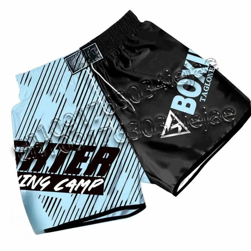 Pantaloncini da boxe Muay Thai UFC 2025 da uomo Serie Pantaloni sportivi da combattimento Tuta da allenamento da combattimento - Attrezzatura da combattimento leggera e confortevole