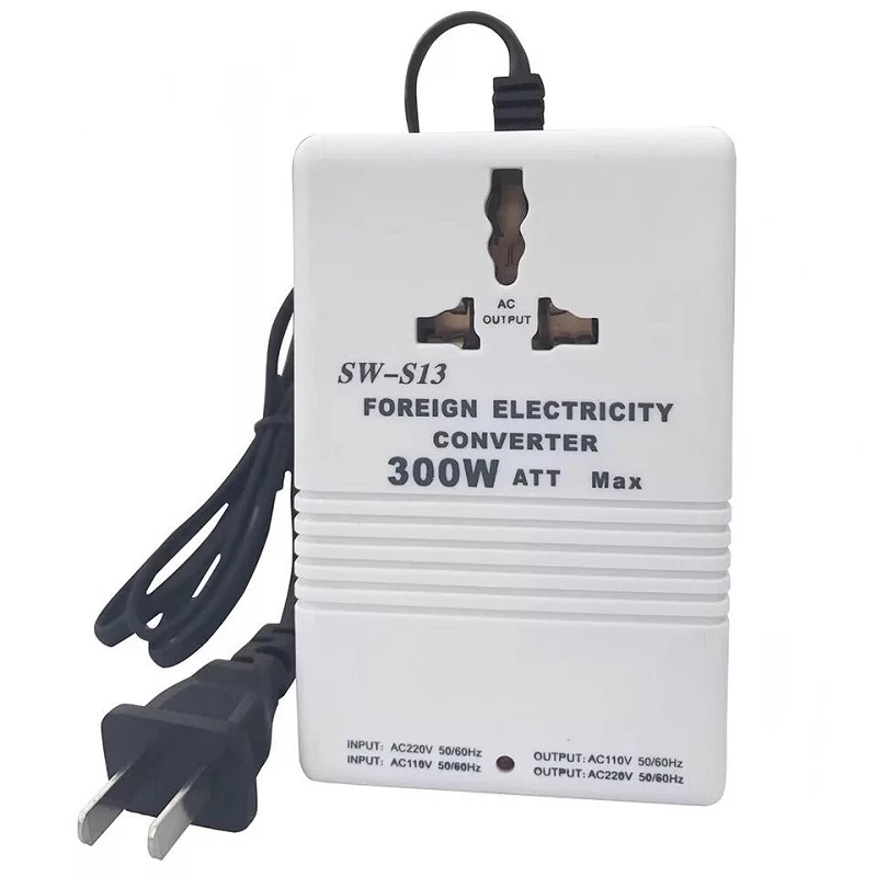 

300W high-power power transformer 220V to 110V volt adjustable converter, dual-purpose transformer