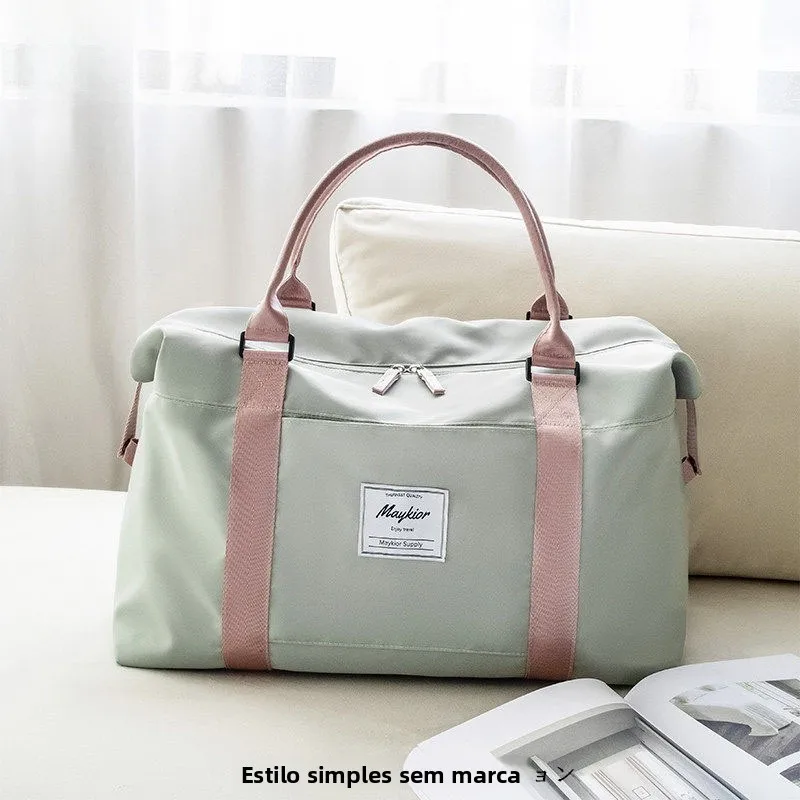 lightweight-large-capacity-handheld-mu-travel-bag-waterproof-luggage-bag-for-short-trips-outdoors-sweet-lady-style-oxford-cloth