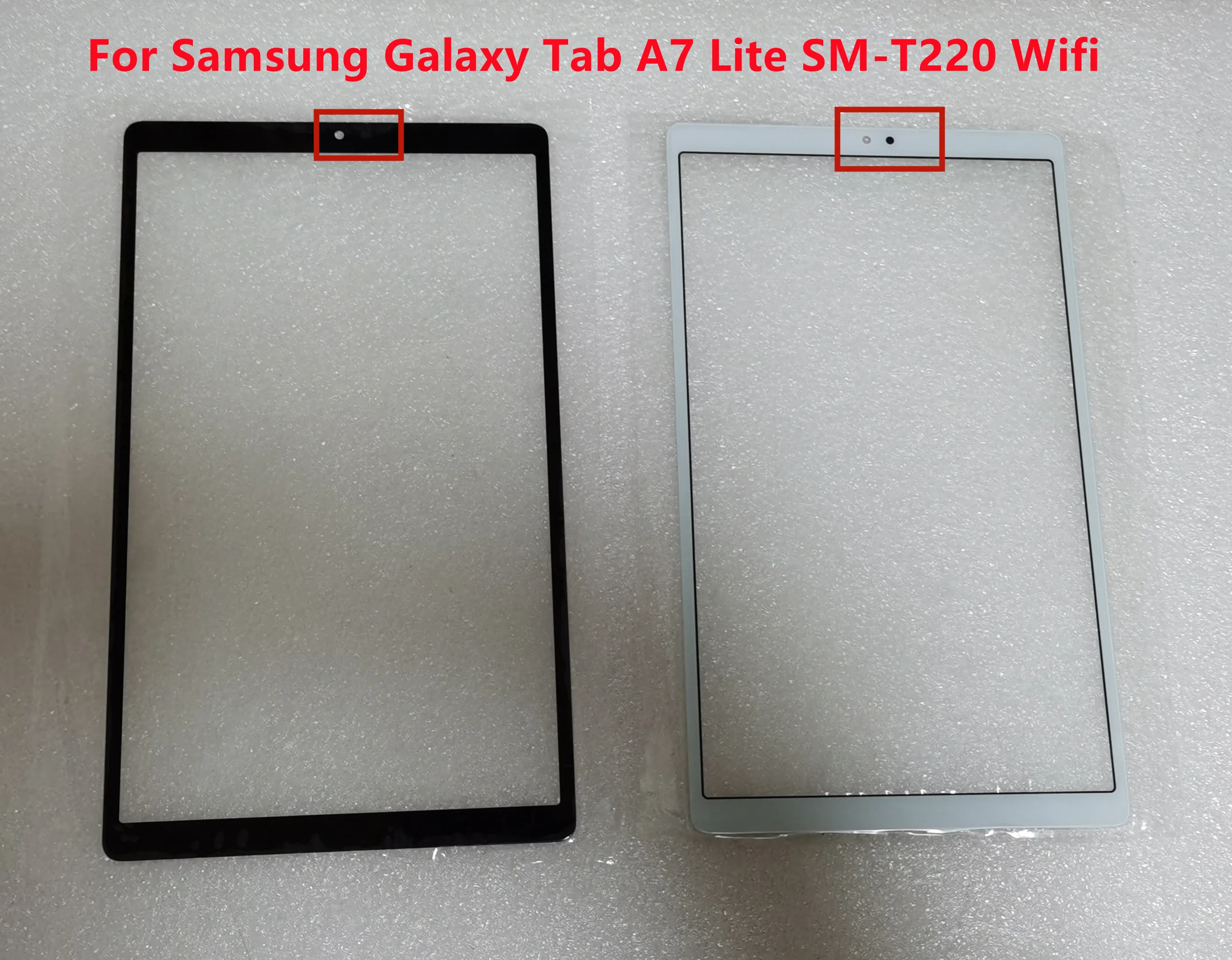 New For Samsung Galaxy Tab A7 Lite SM-T220 Wifi SM-T225 LTE T225 T220 Touch Screen Front Glass Panel With Laminated OCA Glue