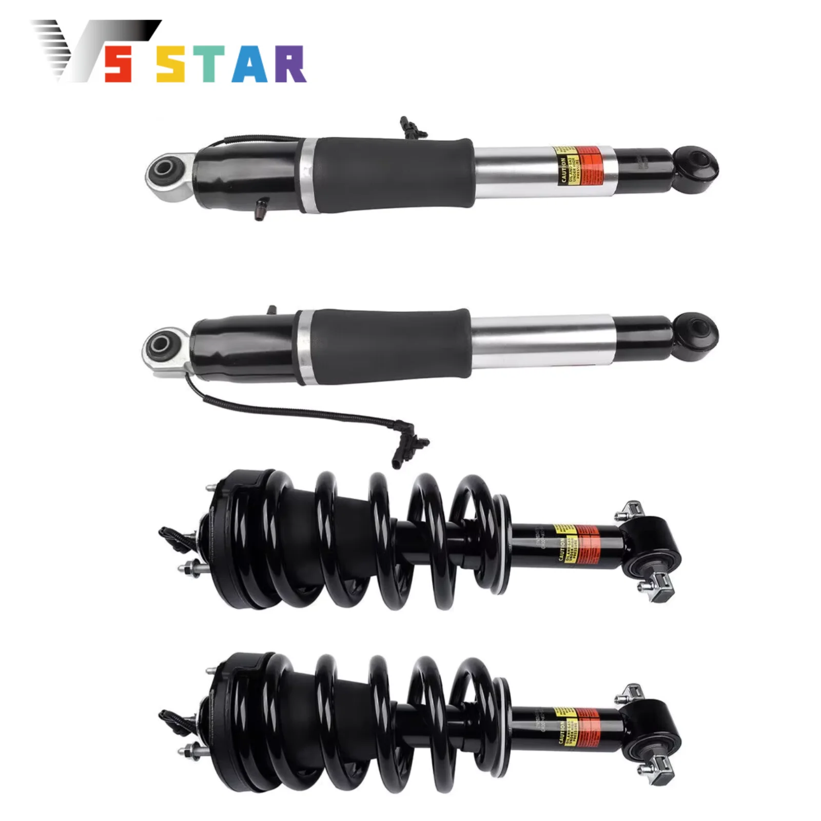 

5801032 5801108 5801101 Высококачественная передняя стойка в сборе + задний амортизатор для Cadillac Escalade 2015-2020 ESV 6.2L V8