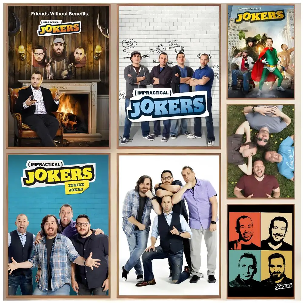 Playful Silly Playful I-Impractical Jokers Movie Poster  Classic Home Interior Design & Modern Wall Decor Art Collection