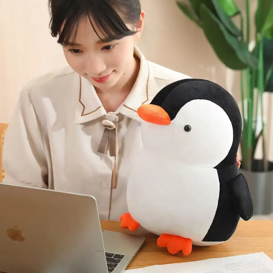 Cross-Border Cute Little Penguin Doll Sleeping Pillow Plush Toy Comfort Doll Company Event Gift Wholesale
