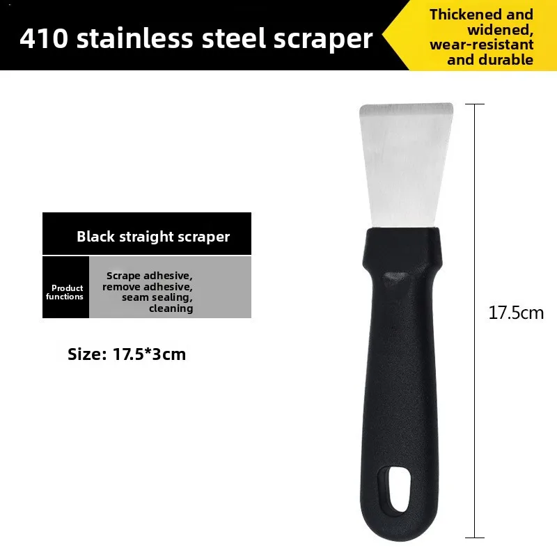 스테인리스 스틸 주방 청소 스크레이퍼 다기능 도구 커피 얼룩 및 기타 가정용 표면 청소용