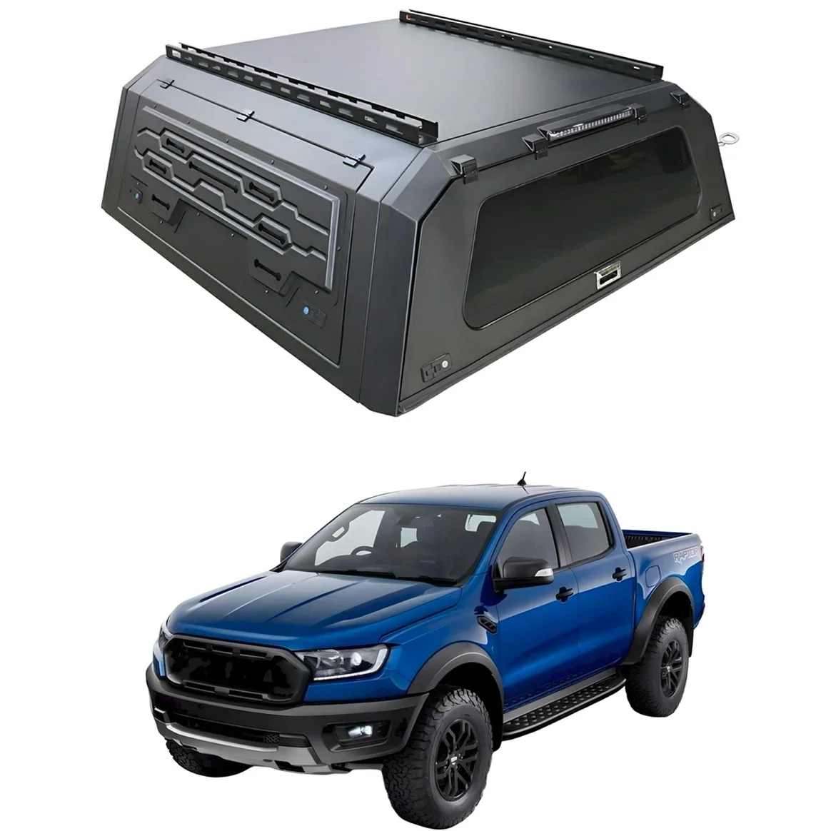 Hot selling Truck Camper Canopy  pickup truck canopy hardtop for  Ford F150 Raptor Ranger Toyota Hilux Tacoma Tundra Dodge Ram