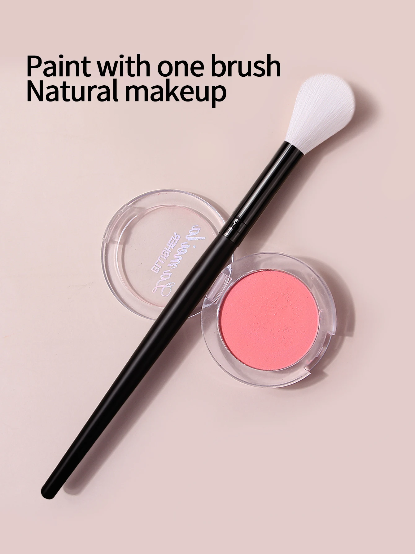 1ชิ้น kuas Rias ทรงเปลวไฟไฮกลอสจมูกอายแชโดว์แปรงปัดอายชาโดว์แปรงคอนซีลเลอร์อเนกประสงค์แปรง kuas Rias