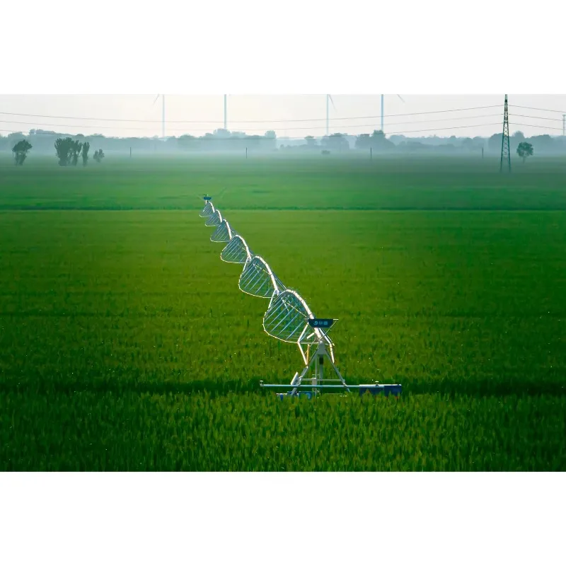 【2026】2025 High Efficiency Intelligent Control Four Wheel Linear Metal Crop Irrigation System Farm Irrigation System