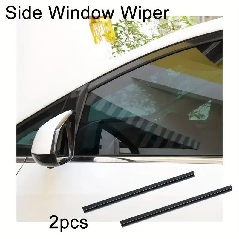 2PCS Universal Car Side Window Wiper Accessories Window Cleaning Tool For Car Water Mist Removal Wipers Blade