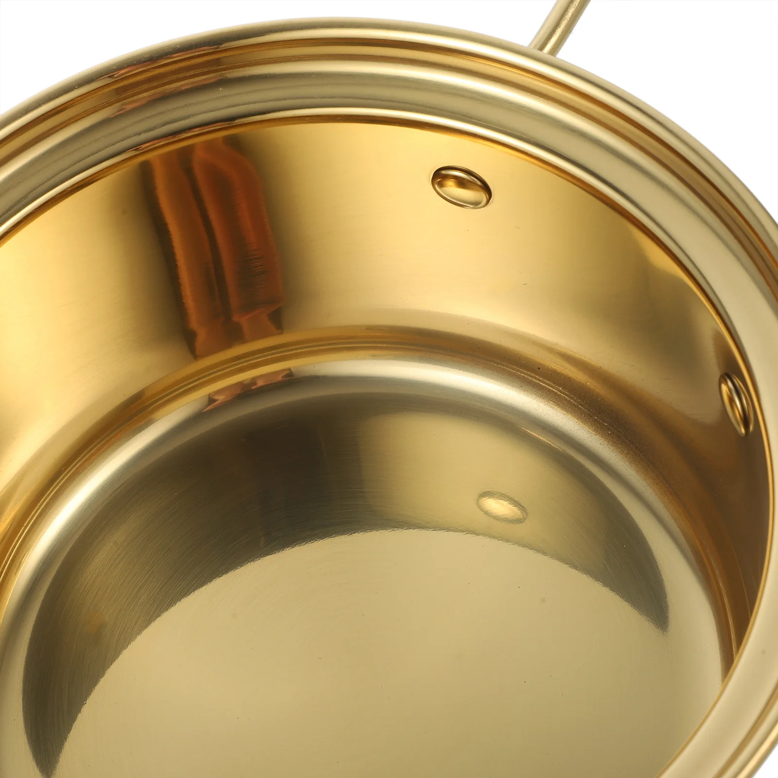 

1pc Small Shabu Cooking Stainless Steel Soup Pot For Ramen Noodle Hotpot Kitchen Cookware Stew Milk Pot Reusable