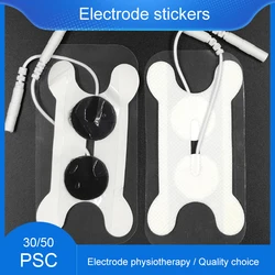 Taste-stil Schwanz Nicht-woven Physiotherapie Hals Massage Dysphagia Elektrode Aufkleber für Niedrigen Frequenz Instrument TNES Maschine