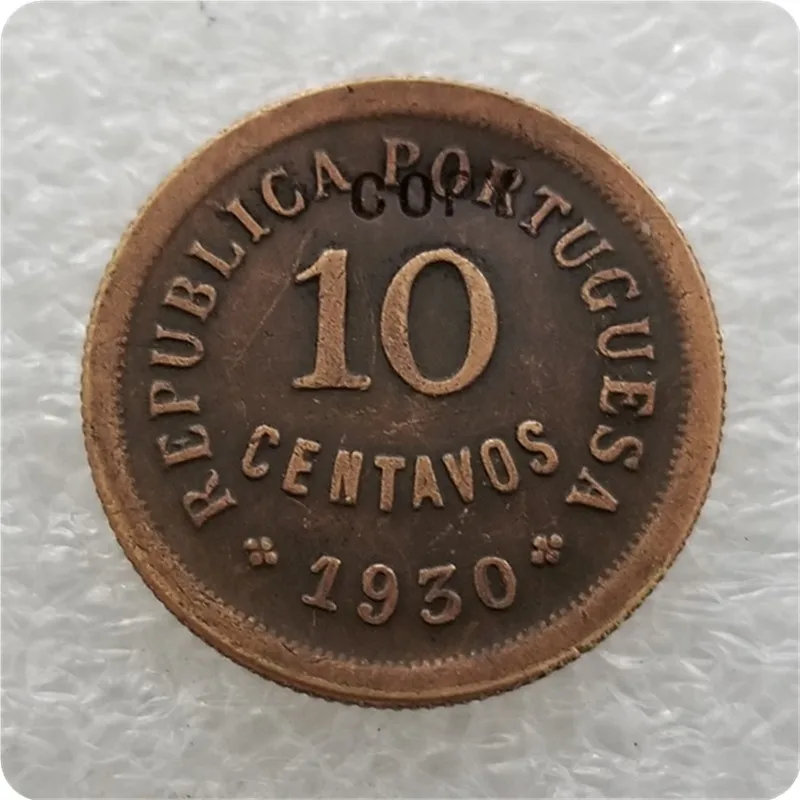 1930 PORTUGAL COIN 10 Ct. COIN COPY-replica coins medal coins collectibles